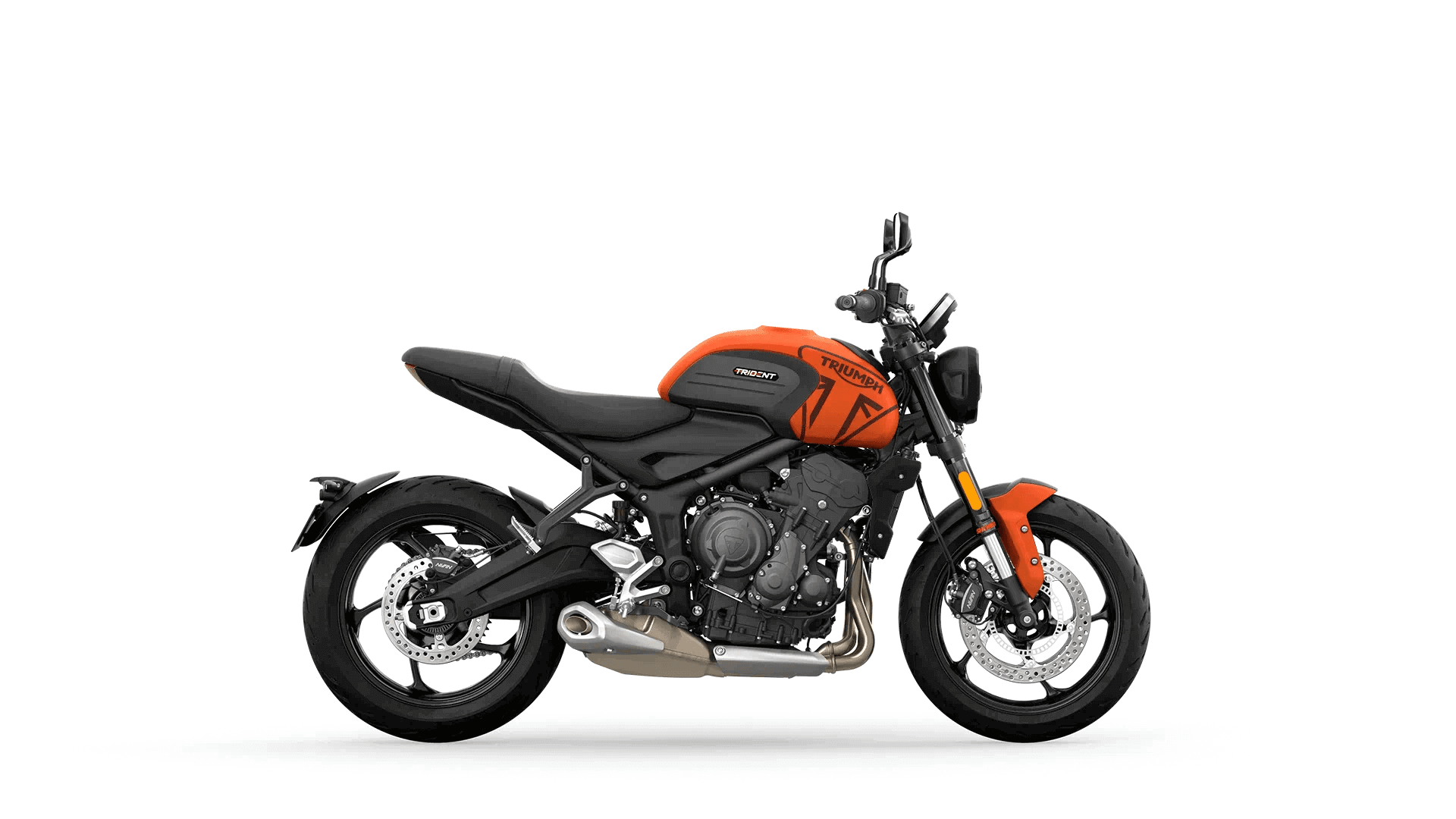 Trident 660 Matte Baja Orange