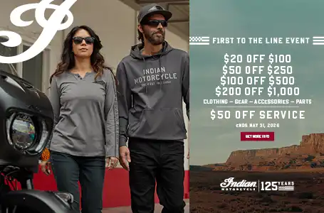 $200 off $100, $50 off $250, $100 off $500, $200 off $1000 on all Parts, Accessories, and Gear. Plus $50 off All Services and Accessory Install 