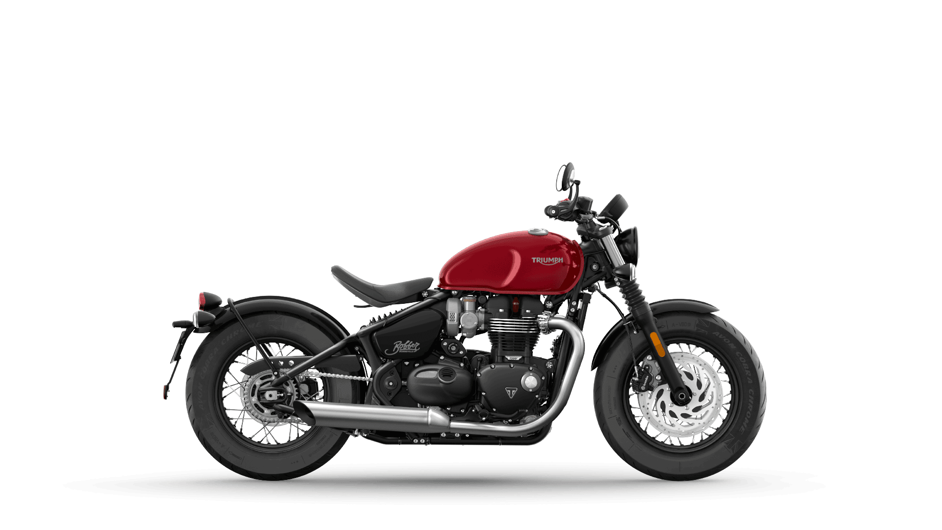 Bonneville Bobber Red Hopper