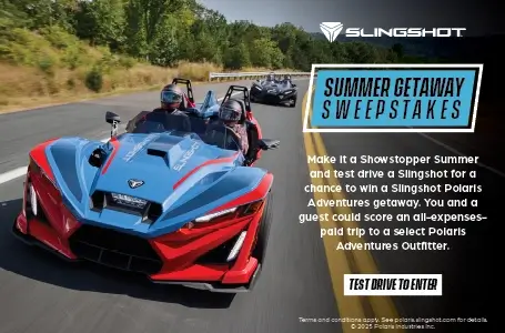 Slingshot Summer Getaway Sweepstakes 