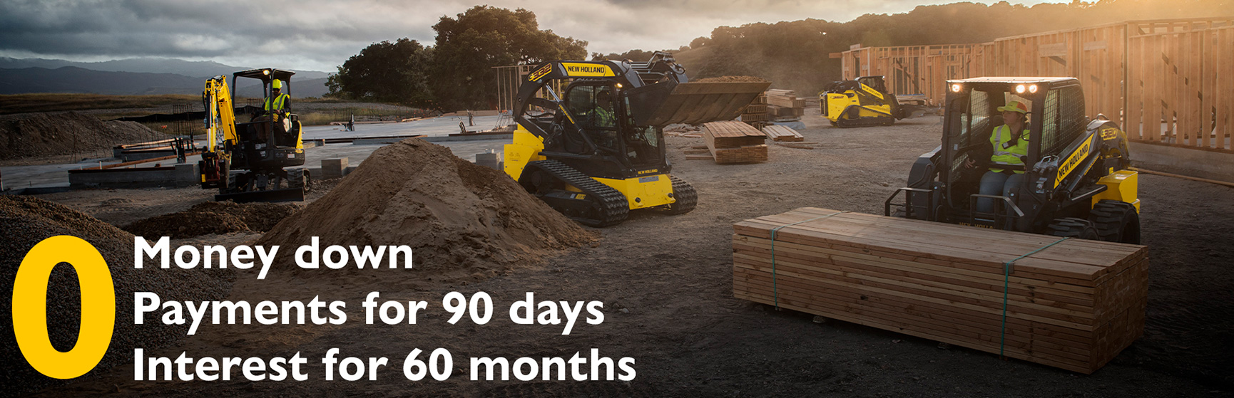 New Holland Tractors Construction Goldthwaite, TX Hoffpauir Polaris