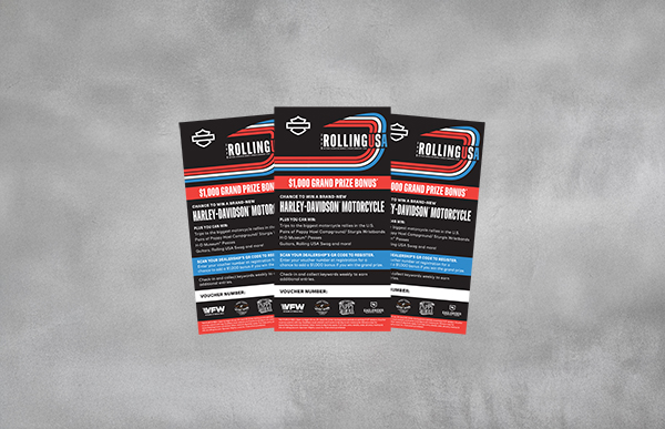Rolling Sweepstakes voucher