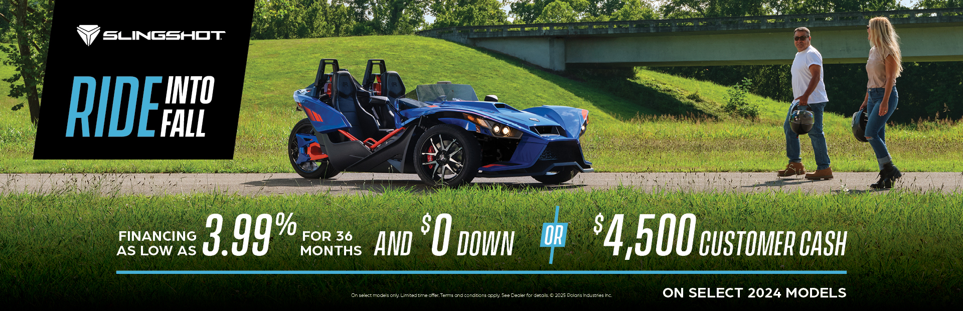 Promotion of 3.99% financing OR $4,500 Customer Cash