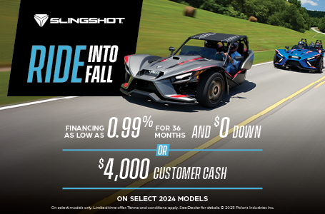 Promotion of 0.99% financing or $4,000 Customer Cash