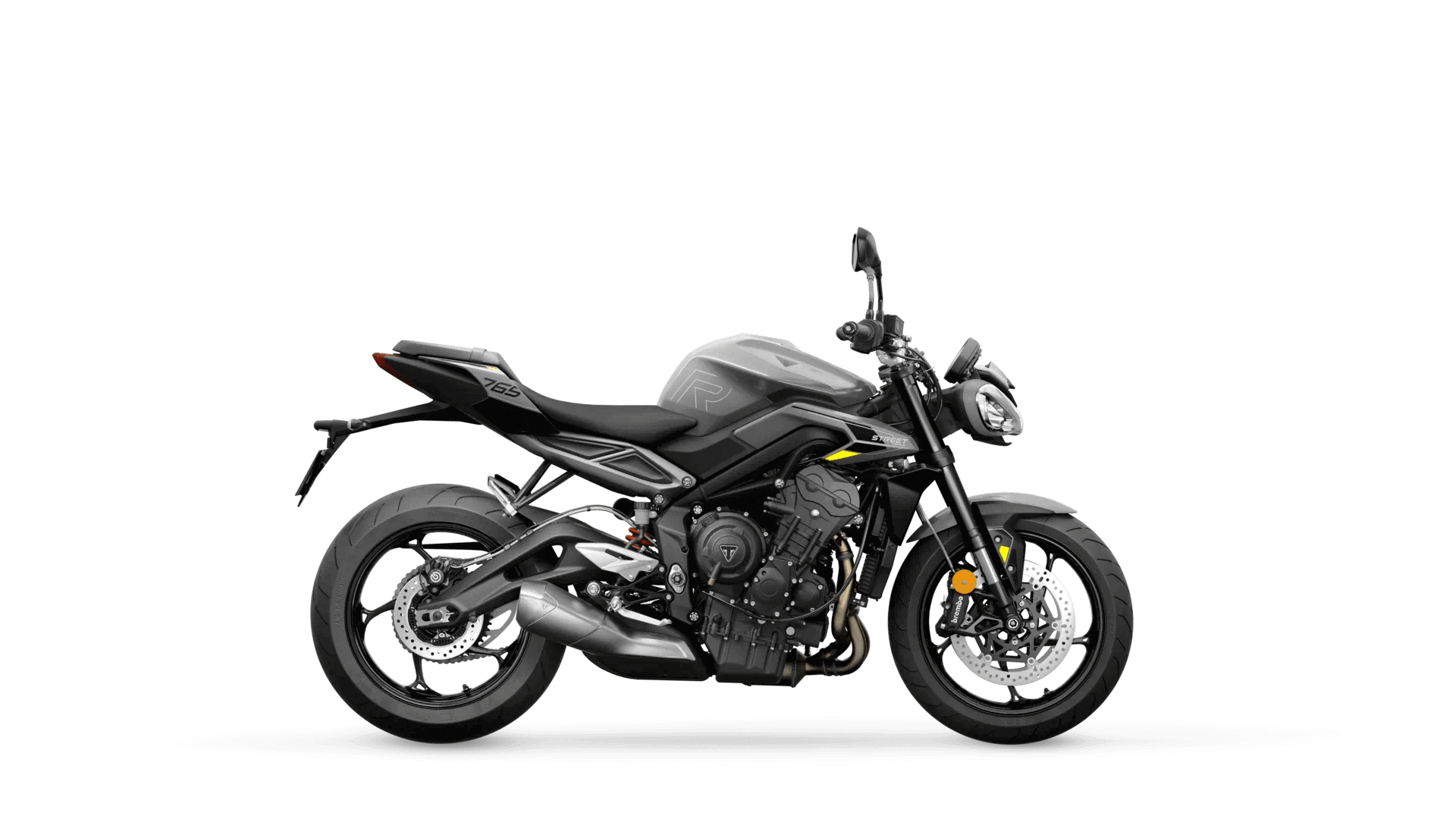 Street Triple 765 R Silver Ice