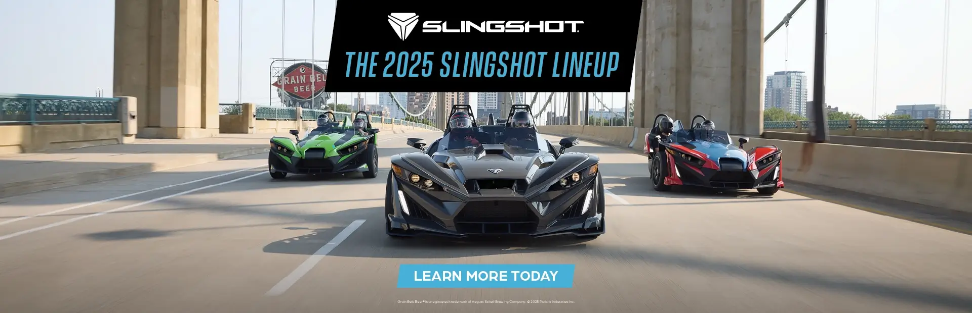 New MY25 Slingshot Lineup. 