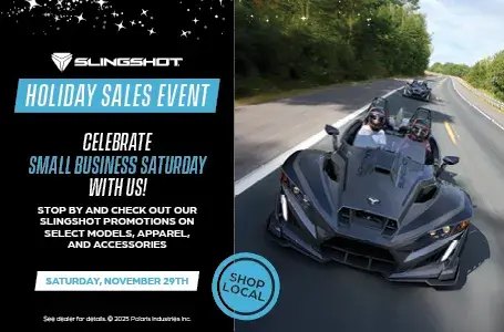 Slingshot Small Business Saturday Event November 29th