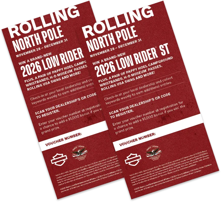 Rolling Sweepstakes North Pole Vouchers