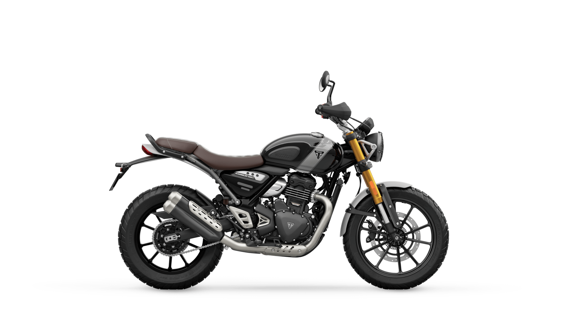 Scrambler 400 X Phantom Black Silver Ice