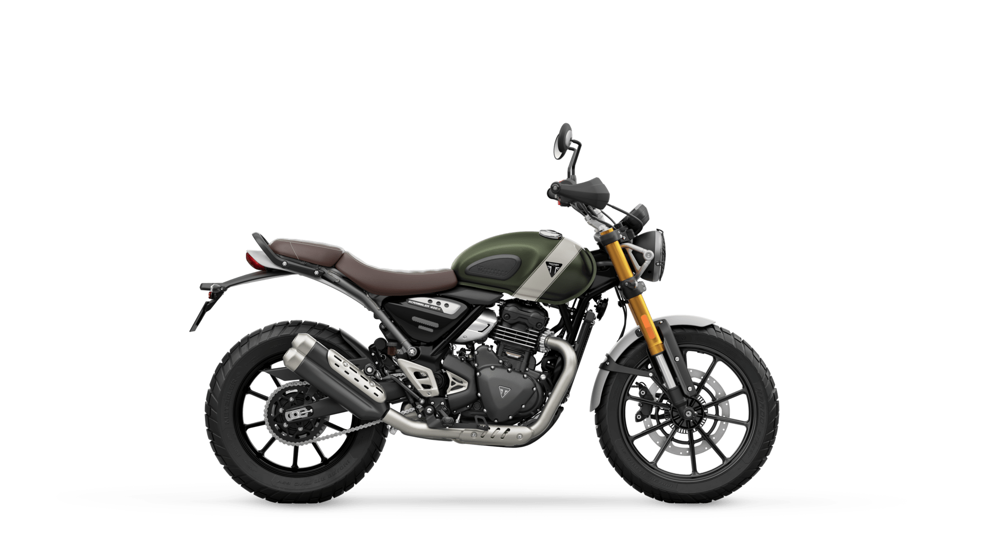 Scrambler 400 X Matte Khaki Green