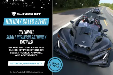 Slingshot Small Business Saturday Event November 29th