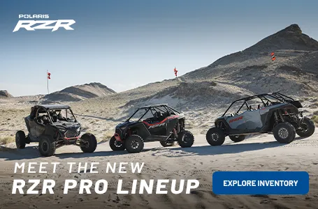 Meet the new RZR Pro Lineup. Now In-Stock