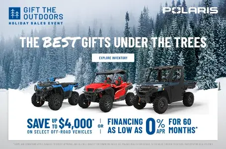 Polaris UTVs and ATVs on sale up to $4000 Off Select Off-Road Vehicles