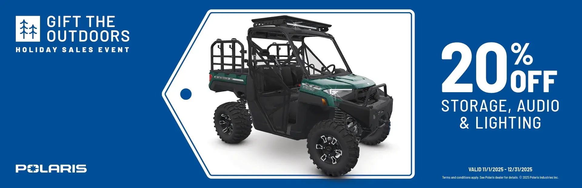 Save 20% off Storage, Audio & Lighting