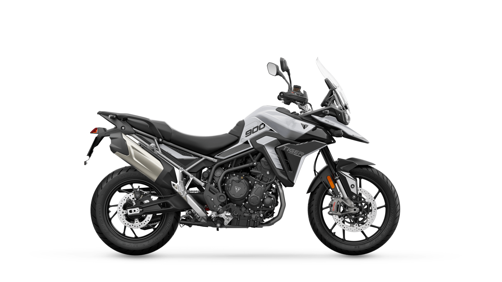 New Tiger 900 GT Pro Snowdonia White Sapphire Black