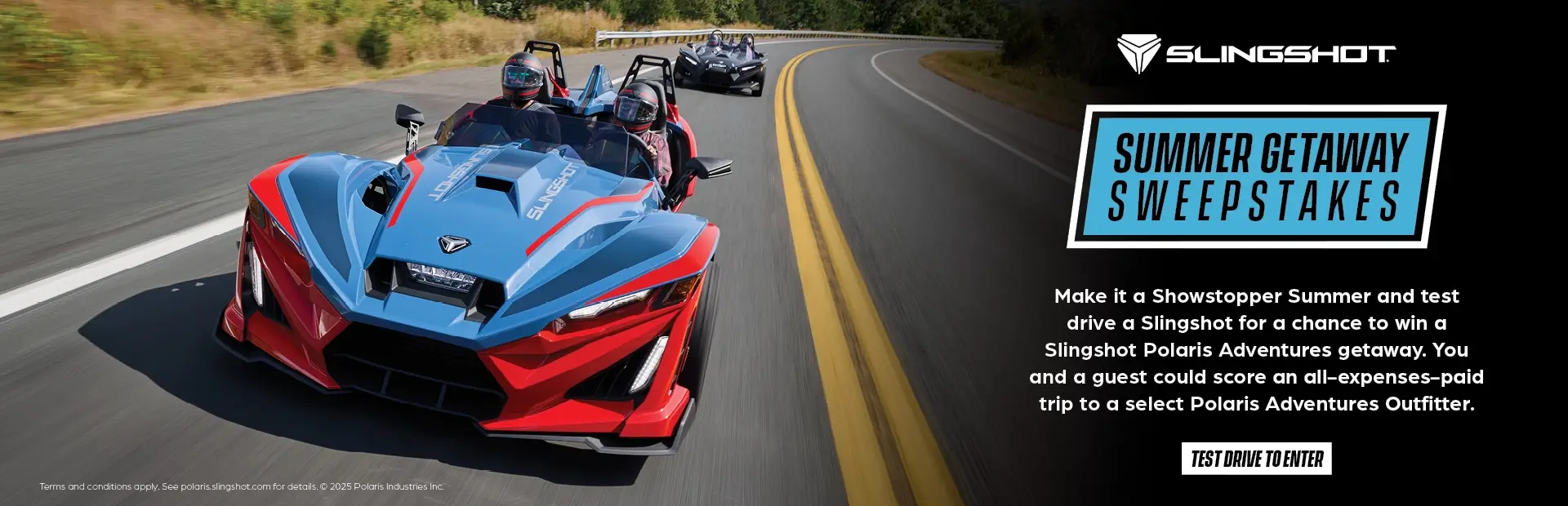 Slingshot Summer Getaway Sweepstakes 
