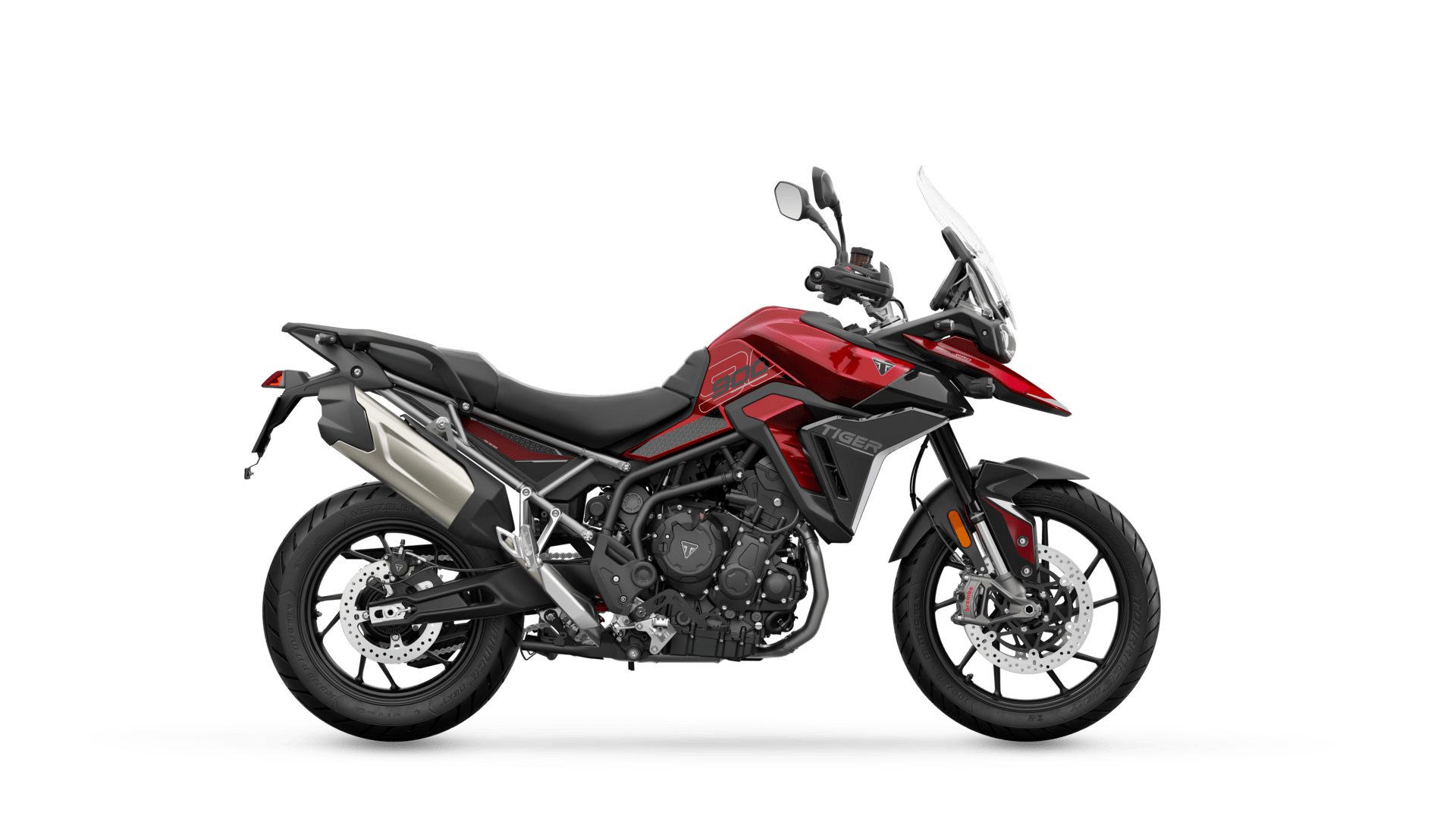 New Tiger 900 GT Pro Carnival Red Sapphire Black