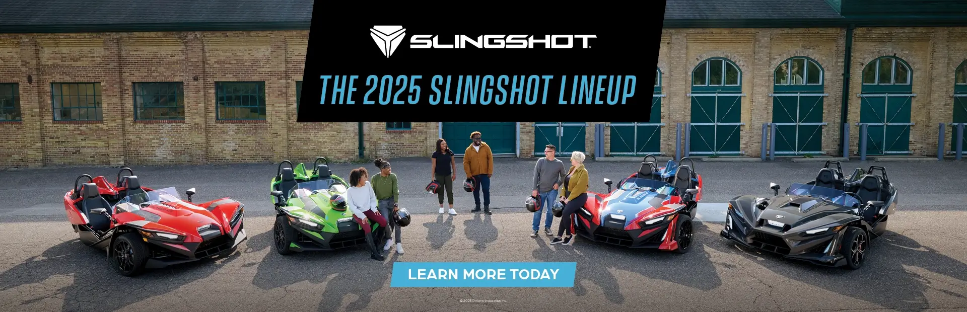 New MY25 Slingshot Lineup. 